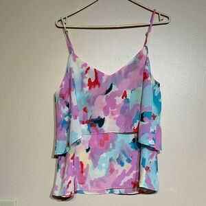 Sanctuary Multicolor Abstract Camisole
